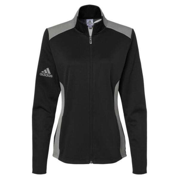 Women's Textured Mixed Media Full-Zip Jacket Thumbnail