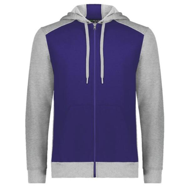 Unisex Eco Revive™ Three-Season Triblend Fleece Full-Zip Hooded Sweatshirt Thumbnail