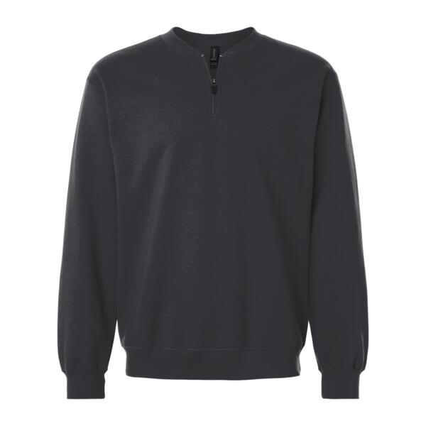 Unisex Softstyle® Midweight 1/4 Zip Sweatshirt Thumbnail