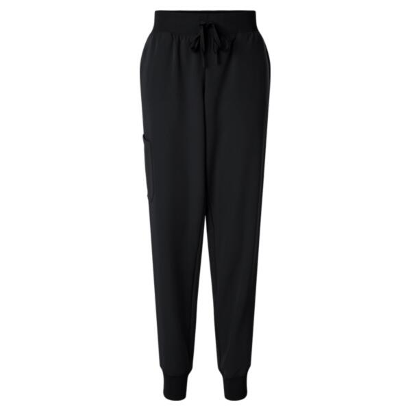 Women's Petite Sizes Silex Knit-Waist Scrub Joggers Thumbnail