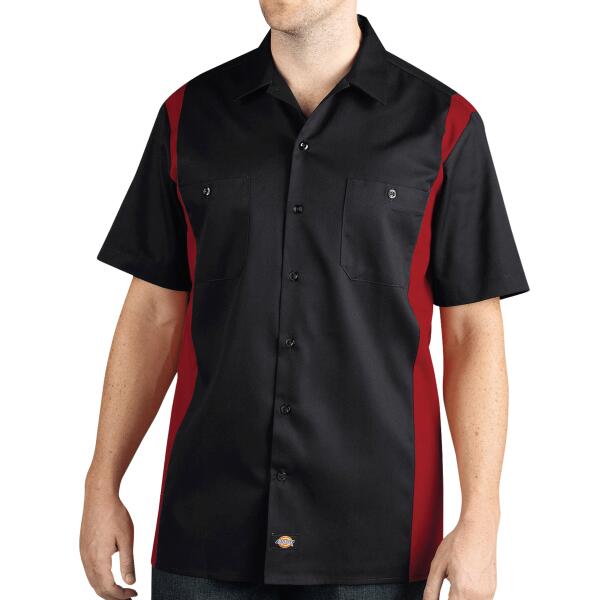 Two-Tone Short-Sleeve Work Shirt Thumbnail
