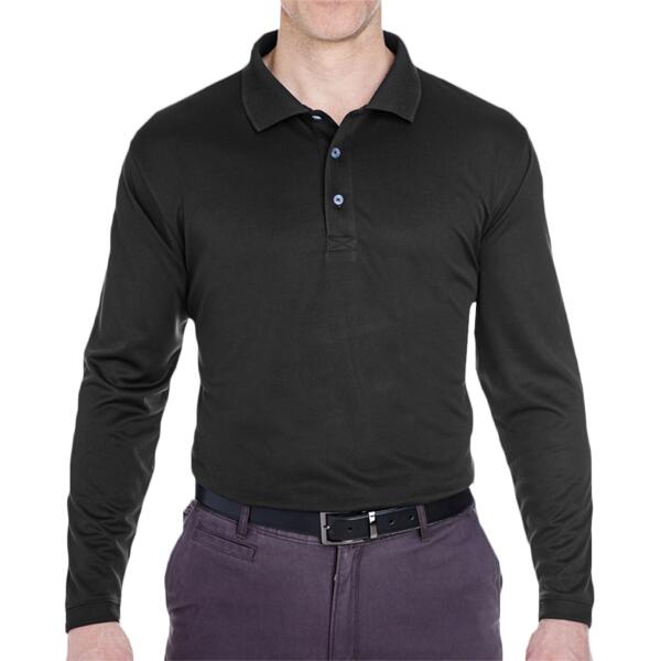 Men's Cool & Dry Sport Long Sleeve Polo Thumbnail