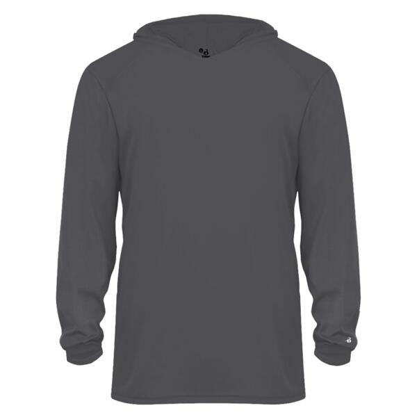 Youth B-Core Long Sleeve Hooded T-Shirt Thumbnail