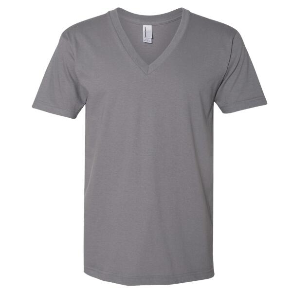 Unisex Fine Jersey V-Neck Tee Thumbnail