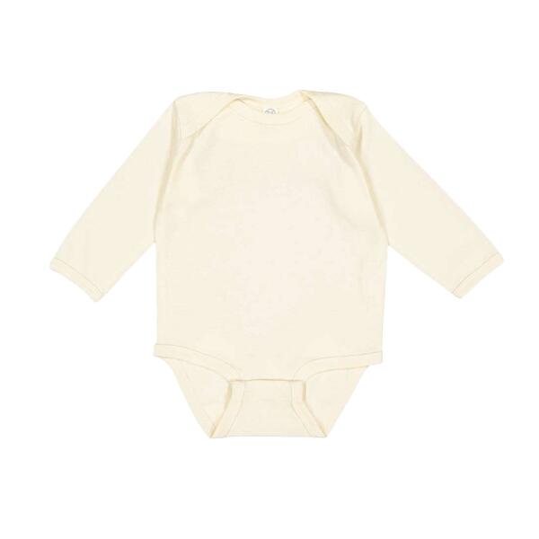 Infant Long Sleeve Baby Rib Bodysuit Thumbnail
