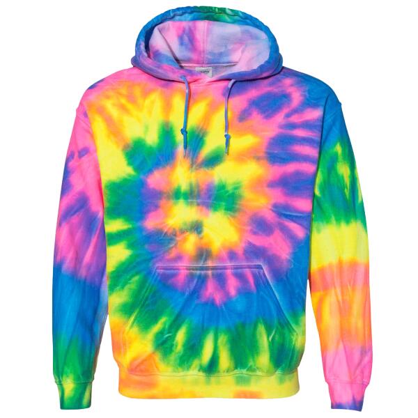 Blended Tie-Dyed Hooded Sweatshirt Thumbnail