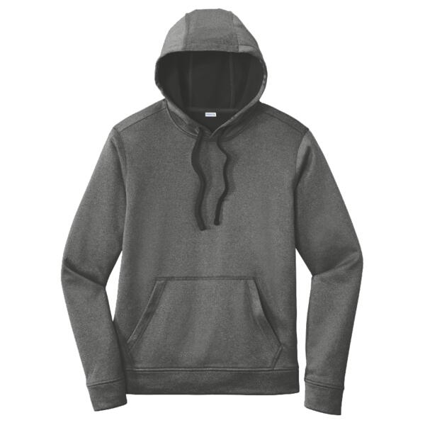 PosiCharge ® Sport Wick ® Heather Fleece Hooded Pullover Thumbnail