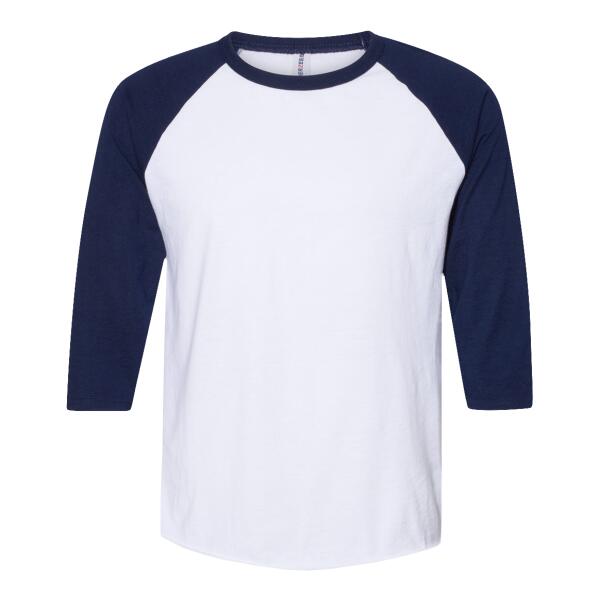 Premium Blend Ringspun Three-Quarter Sleeve Raglan Baseball T-Shirt Thumbnail