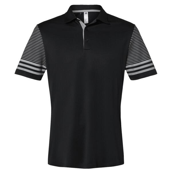 Men's Striped Sleeve Polo Thumbnail