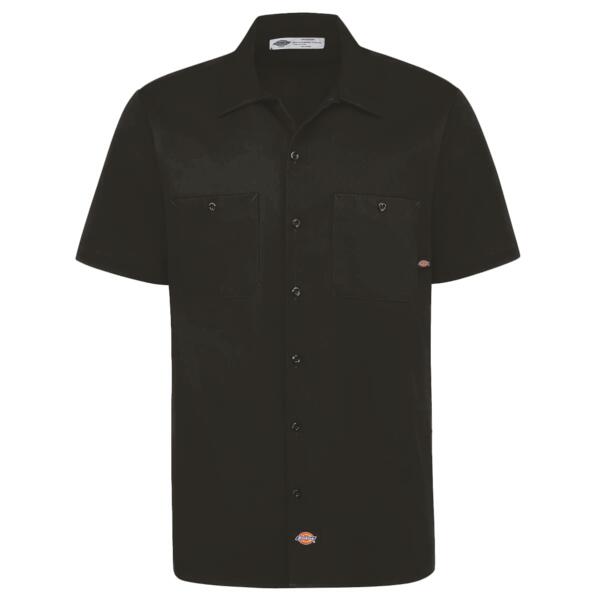 Men's Industrial Short Sleeve Cotton Work Shirt Thumbnail