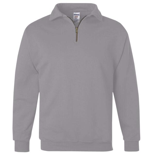 Nublend® Cadet Collar Quarter-Zip Sweatshirt Thumbnail