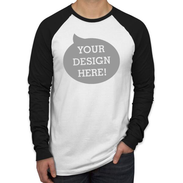 Long Sleeve Jersey Baseball Tee Thumbnail