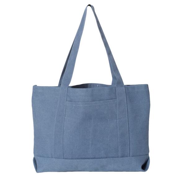 Pigment Dyed Premium 12 Ounce Canvas Gusseted Tote Thumbnail
